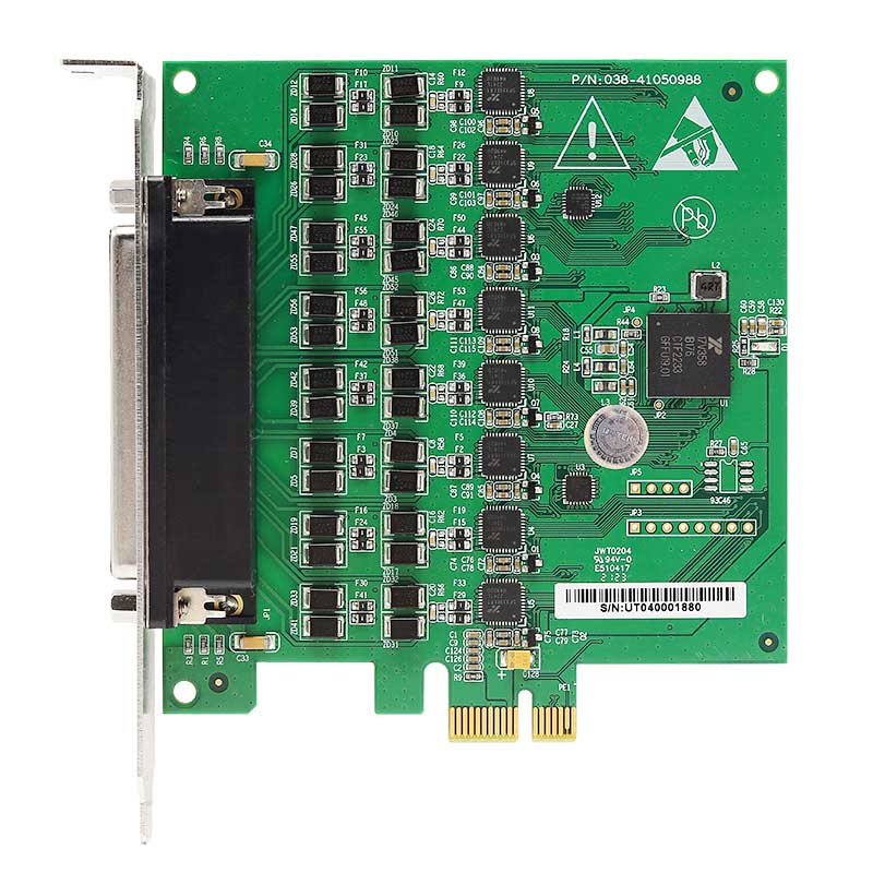PCI-E轉8口RS-232/485/422多串口卡